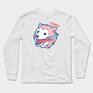 Panting Dog Long Sleeve T-Shirt